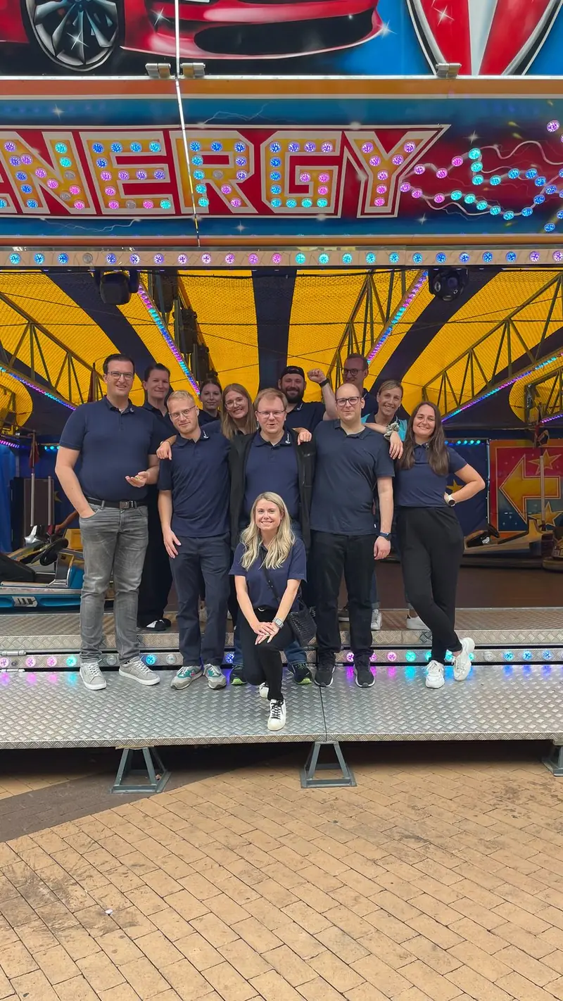 Das Team beim Winzerfest in Bensheim